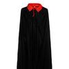 Halloween Cosplay Costume with Long Hooded Red Black Robe Witch Grim Reaper Carnival Coat for Kids Adult Party