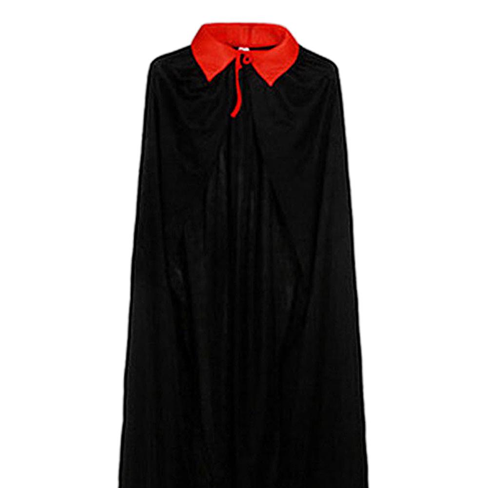 Halloween Cosplay Costume with Long Hooded Red Black Robe Witch Grim Reaper Carnival Coat for Kids Adult Party