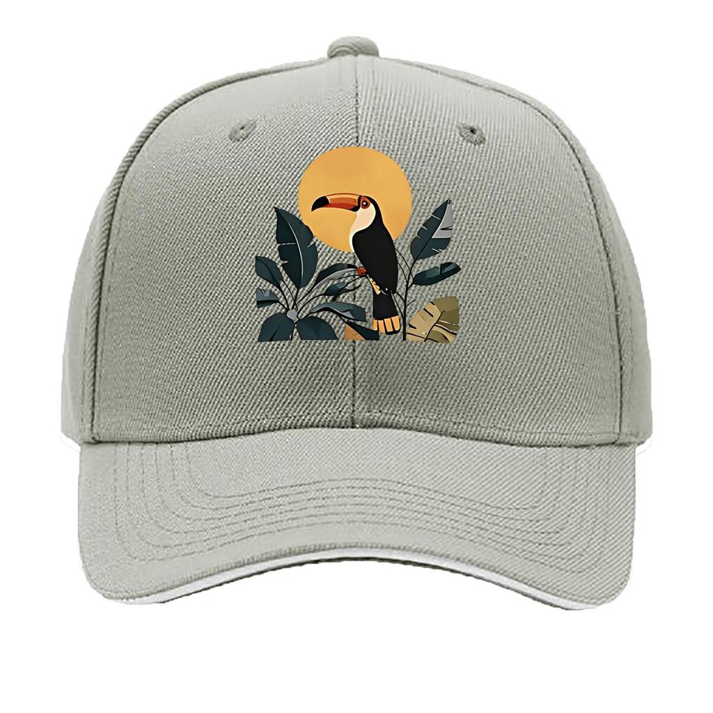 Unisexs Funny Kookaburra Bird Print Adjustable Baseball Cap Outdoor Casual Hat Suitable for Sports Sandwich Baseball Cap