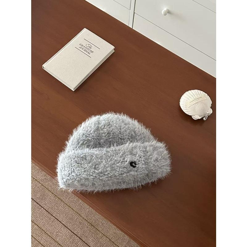 Neue vielseitige Winter-verdickte Plüsch-Strickmütze Damen Baotou Vermieter-Mütze Pullover Warme Schneemütze