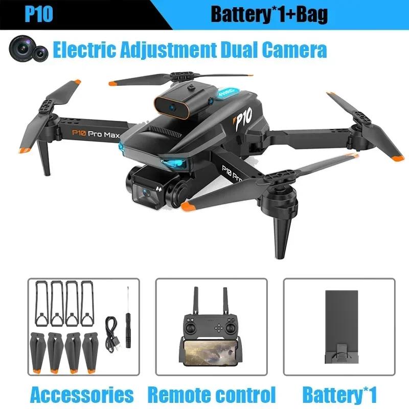 P10 Drone Professional 4k Hd Camera Esc Wifi 5g Fpv Obstacle Avoidance Light Flow Quadcopter Remote Control Helicopter Toys Gift