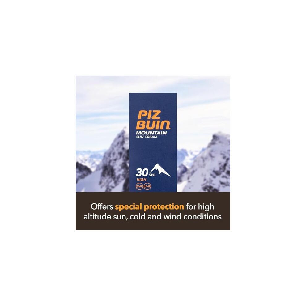 Piz Buin Mountain Face Suncream SPF 50+ and Lipstick SPF 30 2-in-1, 20ml