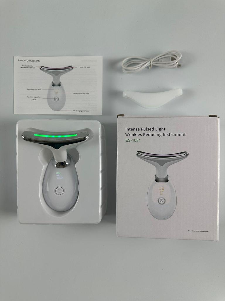 7-Color LED Neck Wrinkle Remover & Face Lifting Massager