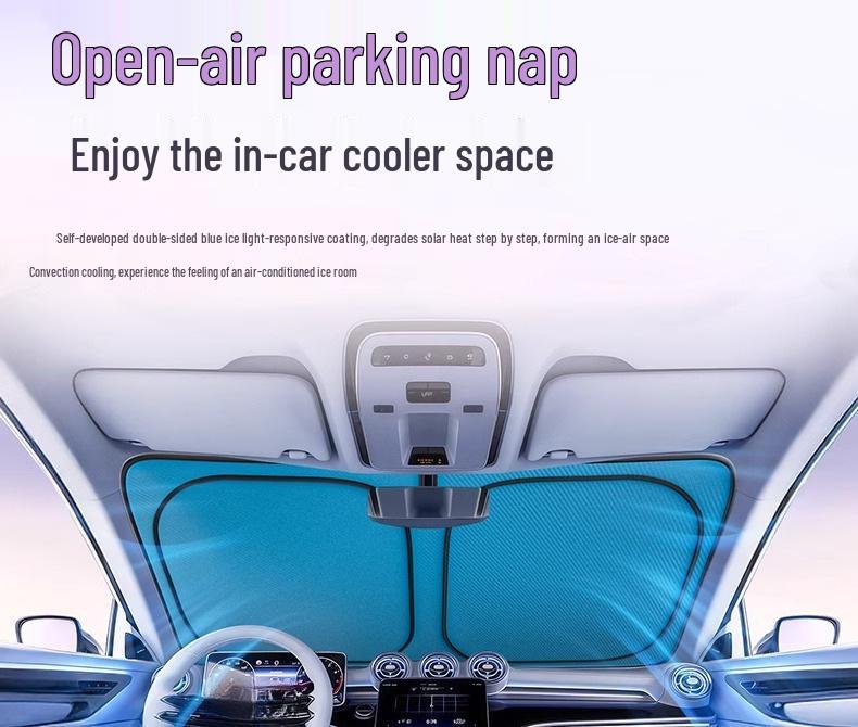 Car Sunshade: Heat-Insulating Windshield Visor and Interior Sun Umbrella