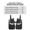 Mudguards for Jiangxi Isuzu D-MAX (2016-2019) Four-Door Model