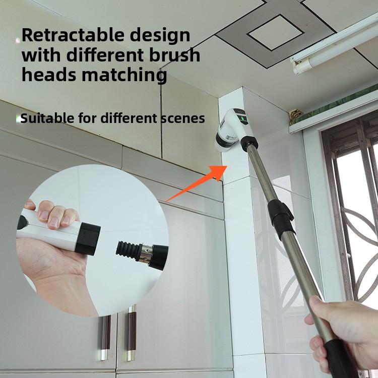 Electric Nine-in-one Cleaning Brush Car Kitchen Bathroom Cleaning Wireless Charging Dual-purpose Handheld Cleaning Brush