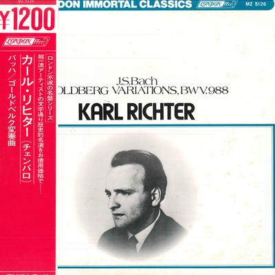 LP Record KARL RICHTER - J.s.bach Goldberg Variations, Bwv.9 MZ5126 DECCA 1974 Japan Obi Classical Used