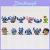 Stitch Cartoon Pvc Toys Pack With Small Cute Dolls For Children And Gift Giving