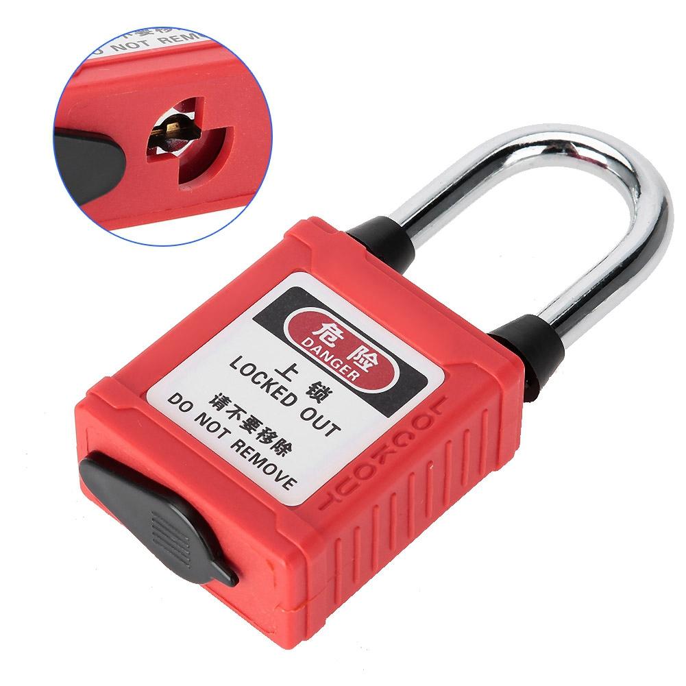 Steel Beam Safety Dust Proof Nylon Padlock Lockout Tag Out Isolation Lock