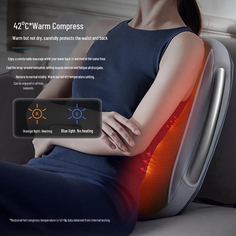 Philips Lumbar Back Massage Cushion with Heat