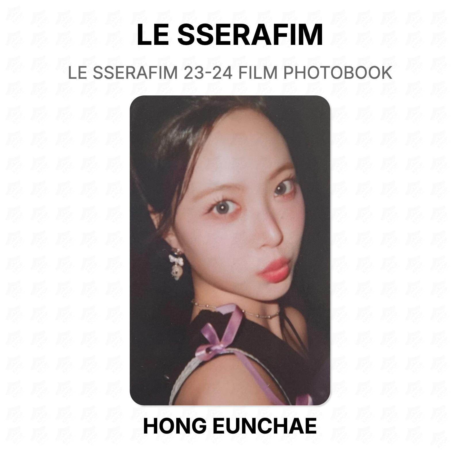 LE SSERAFIM 23-24 FILM PHOTOBOOK Official Photocard HONG EUNCHAE
