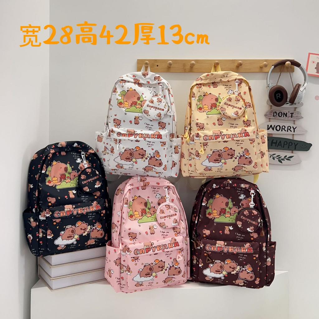 Einfacher Rucksack 2025 neue trendige Textur große Kapazität Studenten-Schulranzen leichter Rucksack