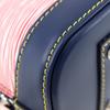 Louis Vuitton Alma BB Handbag M54548 Epi Denim 2WAYShoulder Red / Dark Blue Epi Leather Women Used