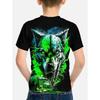 Kindermode Sommer gedruckt 3D T Shirt Jungen Tees Casual Kurzarm O Hals Mädchen Tops