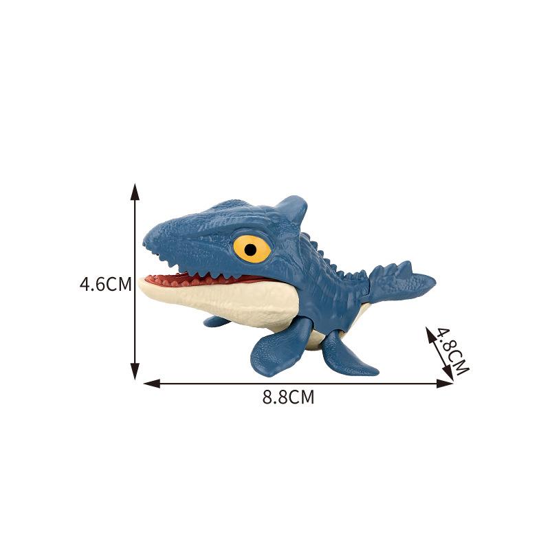 Mini Finger Dinosaur Anime Action Figures Toys Funny Simulation Dino Interactive Biting Hand Creative Tricky Tyrannosaurus Model