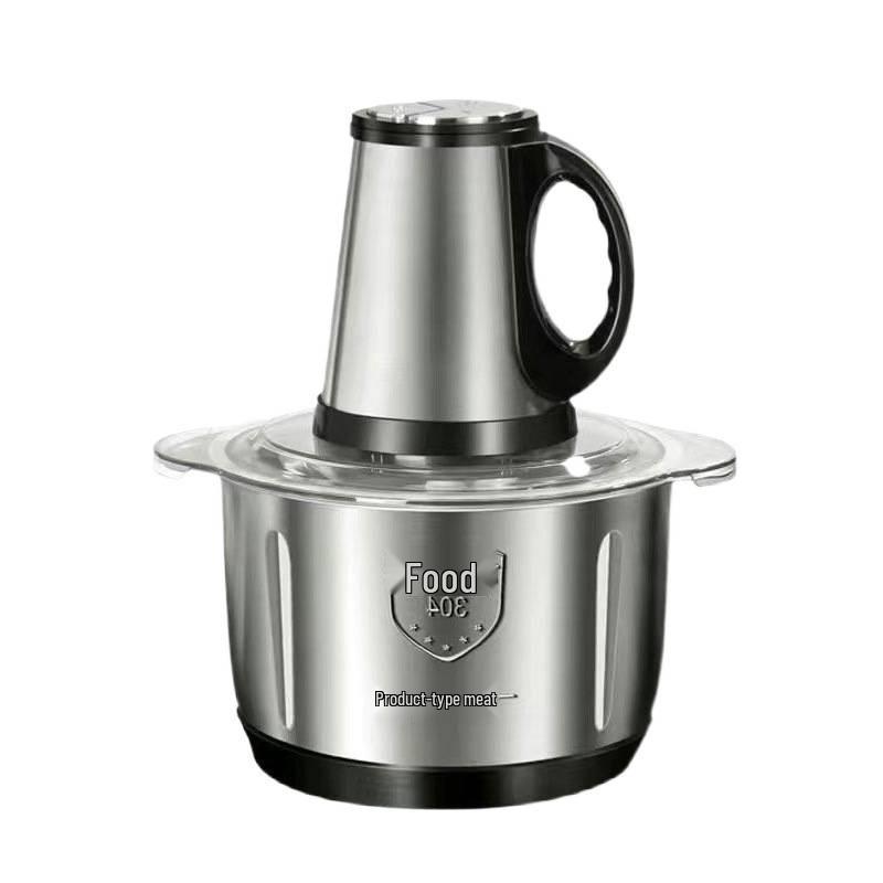 Upgraded Electric Meat Grinder & Food Processor with Dough Mixer & Blender for Home