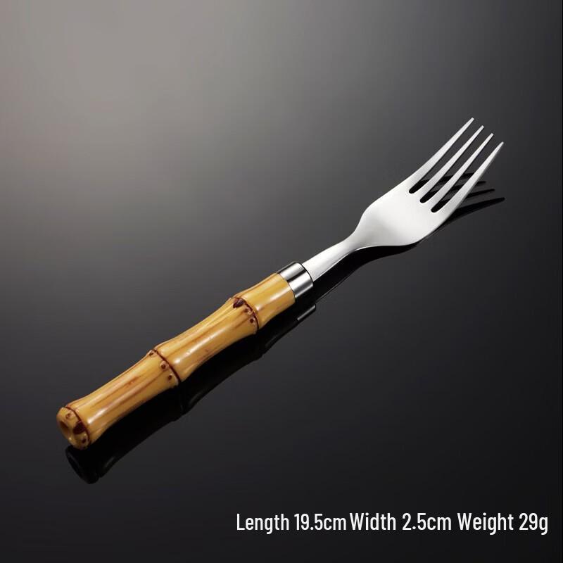 Qianxing Stainless Steel Bamboo Handle Cutlery