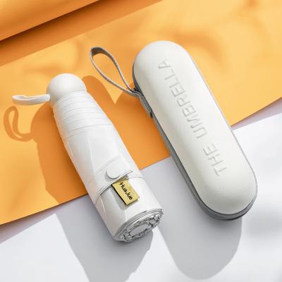10 kleuren Hoge Kwaliteit 8 Botten Paraplu Vrouwen Vijf-opvouwbare Regen Parasol Winddicht Pure Kleur Paraplu