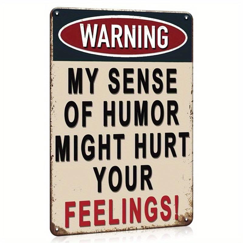 D Flat Funny Sarcastic Metal Wall Art Sign If I Were a Bird I Know Who Id Throw Shit On Bold Black Text On Vintage Y
