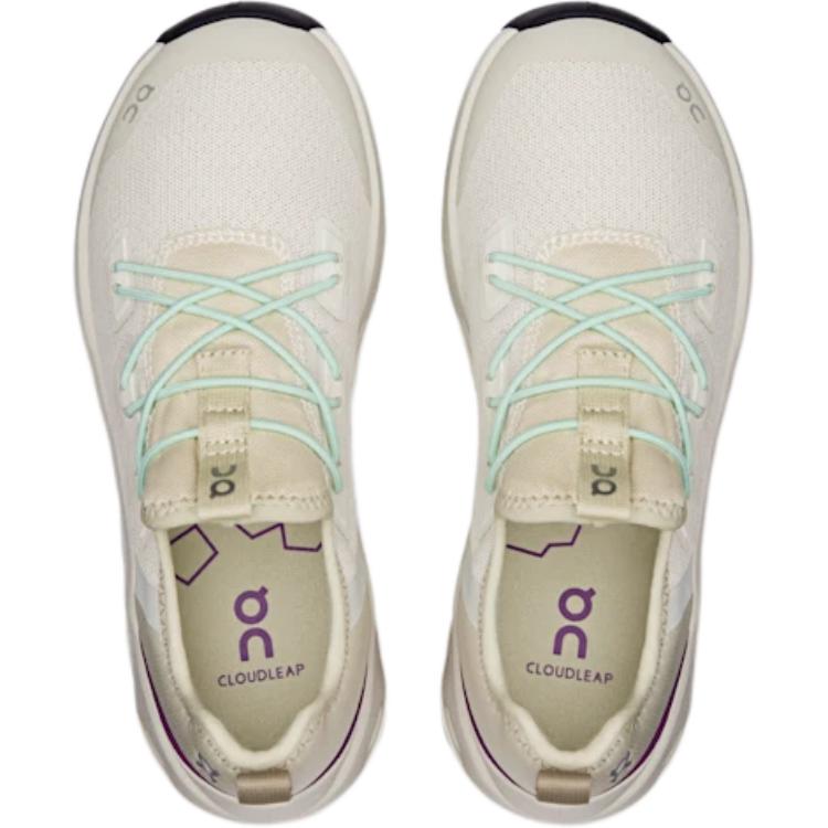 On Cloudleap Comfortable Versatile Low-Top Casual Shoes Kids sneakers Beige 3KE30024819