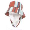 Excellent PRADA Hat Triangle Pouch, Stripe Pattern, Drill Hat, Bucket Hat Used