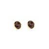 Leopard Print Stud Earrings Oval Retro Light Luxury Earrings Niche Design High-End Earrings Women'S Models