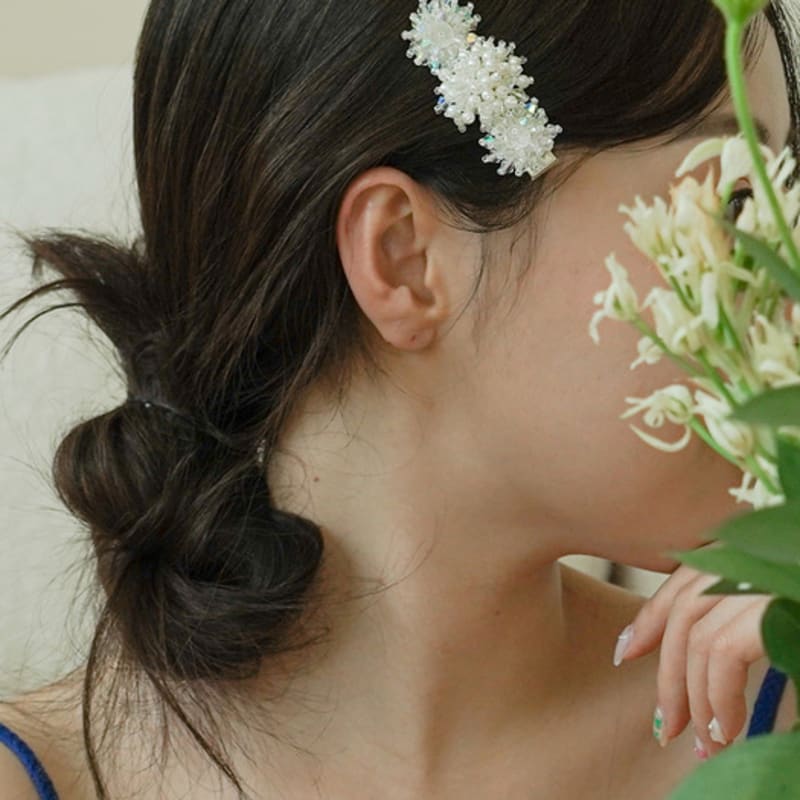 

TORTOISE Ducale Beads Hair Pin (3COLORS) silver