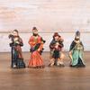 9Pcs Religious Christmas Nativity Scene Crafts Handmade Holiday Season Decor Colourful Xmas Sculpture Ornament Resin Decoration