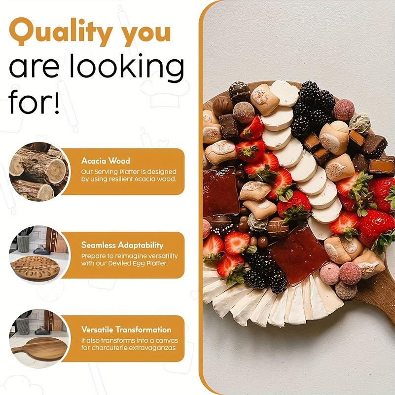 Dřevěný tác na vejce 16/24 otvorů borovice kuchyňský organizér do lednice na pracovní desku