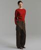 Aubeuawo Curved Triple Lip Pants (Mocha)