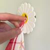3Pcs Magnetic Towel Hooks Space Saving Simple Installation Creative 3D Petal Shaped