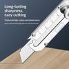 Utility Knife Heavy Duty All Steel Thickened Large Stainless Steel Wallpaper Knife Industrial Grade Durable Tool Holder