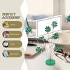 Clover 8-Branch Picture Clip Stand Multi-Function Photo Holder Memo Clamp Card Display Desktop Home Decoration