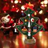 Wooden Christmas Tree Nament Decor Statue Xmas Supplies Holiday Gifts Home Festive Decorations Christmas Party