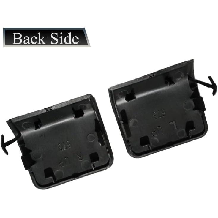 Riloer Bumper Trailer Hook Cover, 2-Packs Car Front Bumper Tow Hook Eye Cover Cap, Compatible with Toyota Scion XB 2011-2015