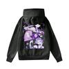 Ladies Fashion Casual Long Sleeve Printed Round Neck Hoodie Pullover Top With  Pockets