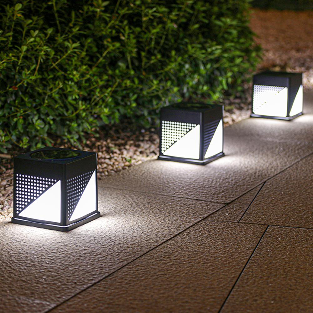 LED Fence Street Column Lamp Waterproof High Brightness Patio Fence Gate Lamp Villa Garden Street Lamp for Lawn Pathway Driveway
