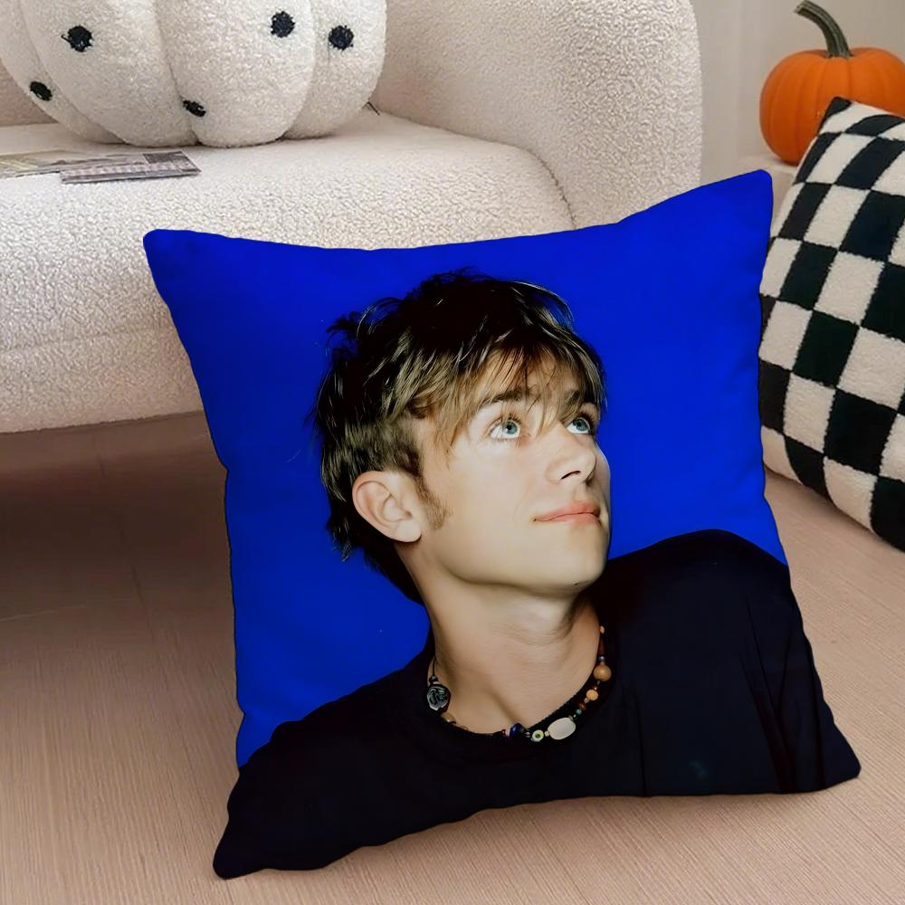 BBlur Band Cushion Cover Throw Pillow Cover Hidden Button Durable Polyester Chair Cushion