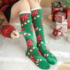 Thickened Floor Sleep Sock Coral Fleece Coral Plush Socks New Long Christmas Socks  Christmas