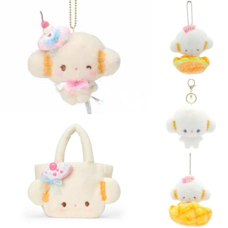 Kawaii Cogimyun Birthday Anniversary Plush Toy Keychain Lovely Ribbon Kogimyun Stuffed Plush Shoulder Bag Soft Handbag Girl Gift