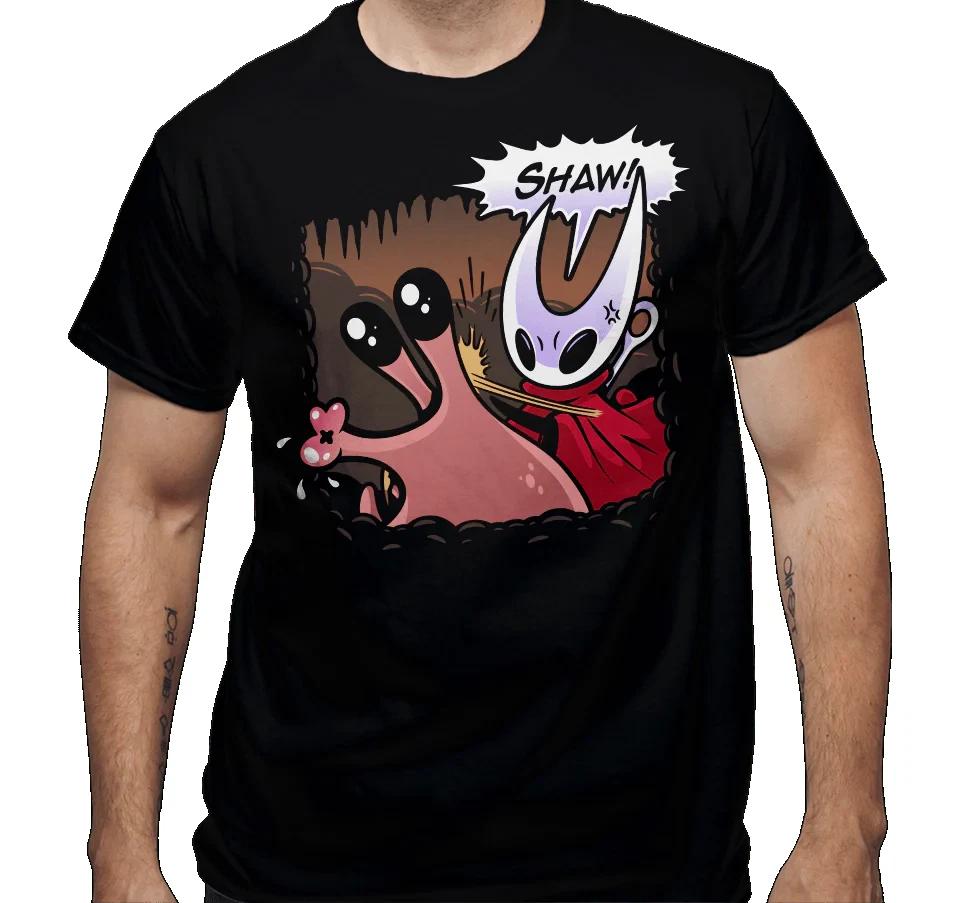 Hollow Knight Silksong Nuu Slap Graphic Multicolor Short Sleeves T Shirt S