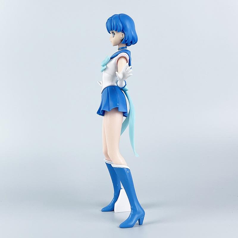 22cm Anime Hino Rei Ami Mars Mercury Figure Doll Girl Pvc Action Figurine Collectible Model Toy