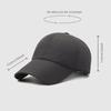 Summer Outdoor Black Sports Dry Fit Baseball Caps Breathable Mesh Hiking Hunting Cap Solid Color Adjustable Fitted Cap
