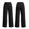 Women's Casual Wide Leg Pants Elastic Waistband with Pockets Soft Comfortable Fit Suitable for Daily Wear and Light Exercise