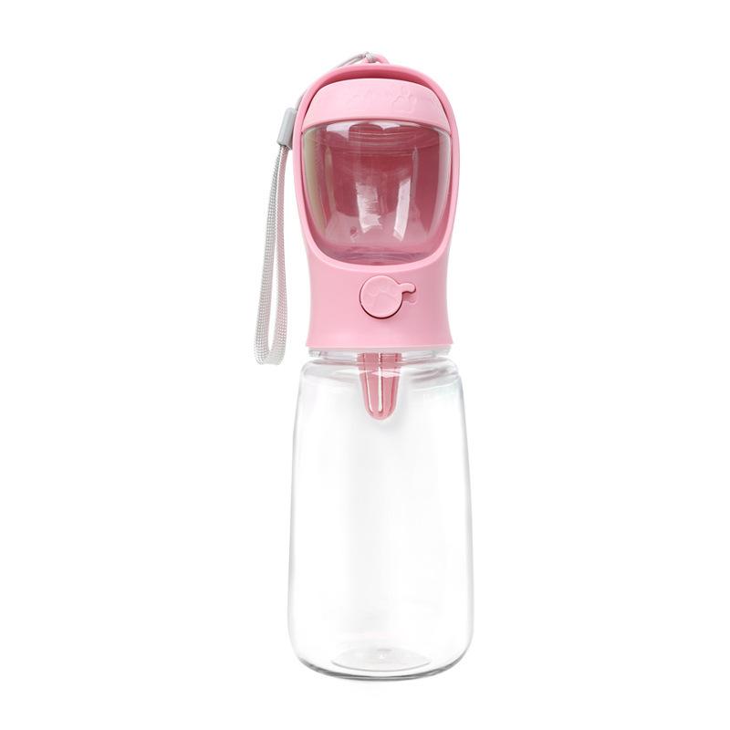 Dog Water Food Bottle Outdoor Walking Drinking Bottle Cats Feeder Portable Travel Two-in-one Drinker Dog Food Bowl Pet Supplies