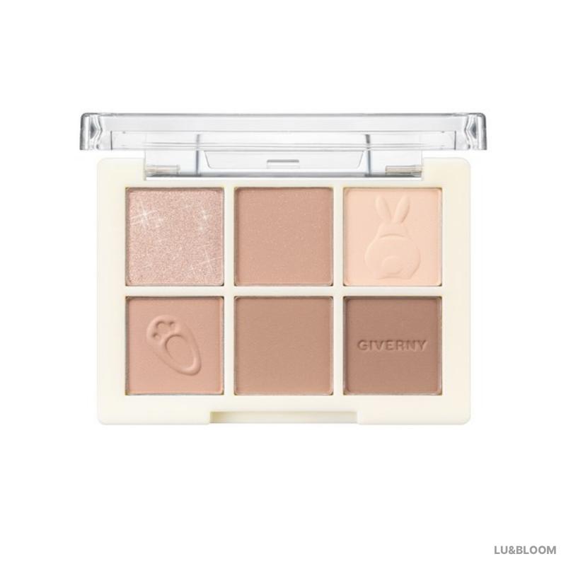 

GIVERNY М яка палетка тіней 6 кольорів 5г (+Безкоштовний подарунок) 03 Lazy Beige