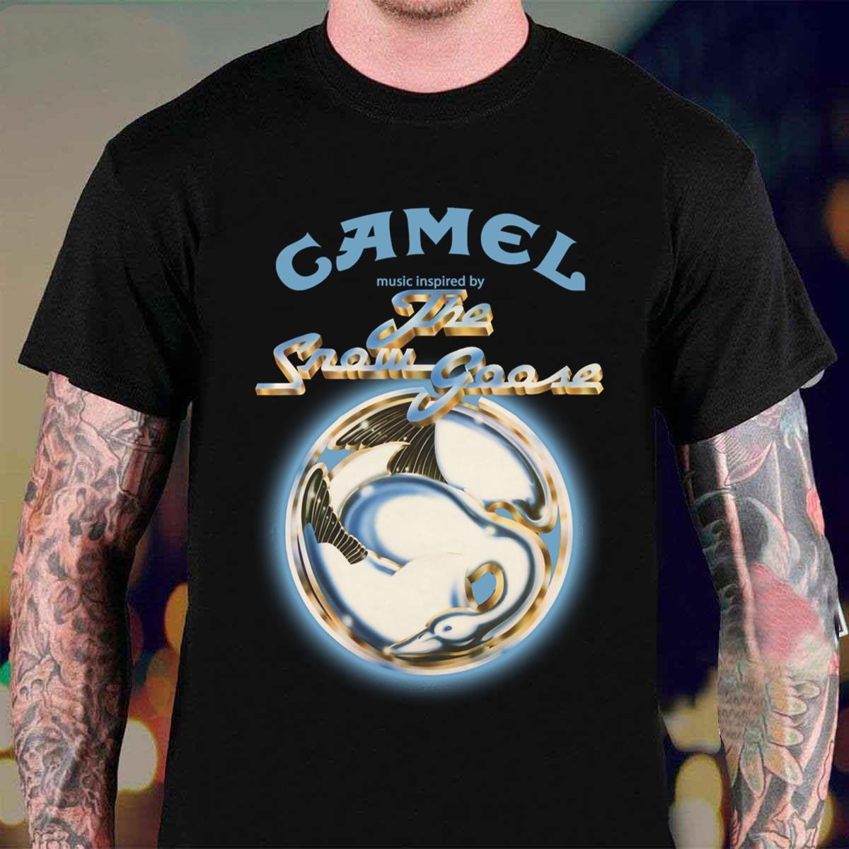 New Camel Band Rockband The Snow Goose Cotton Black S-5XL T Shirt TU628 L