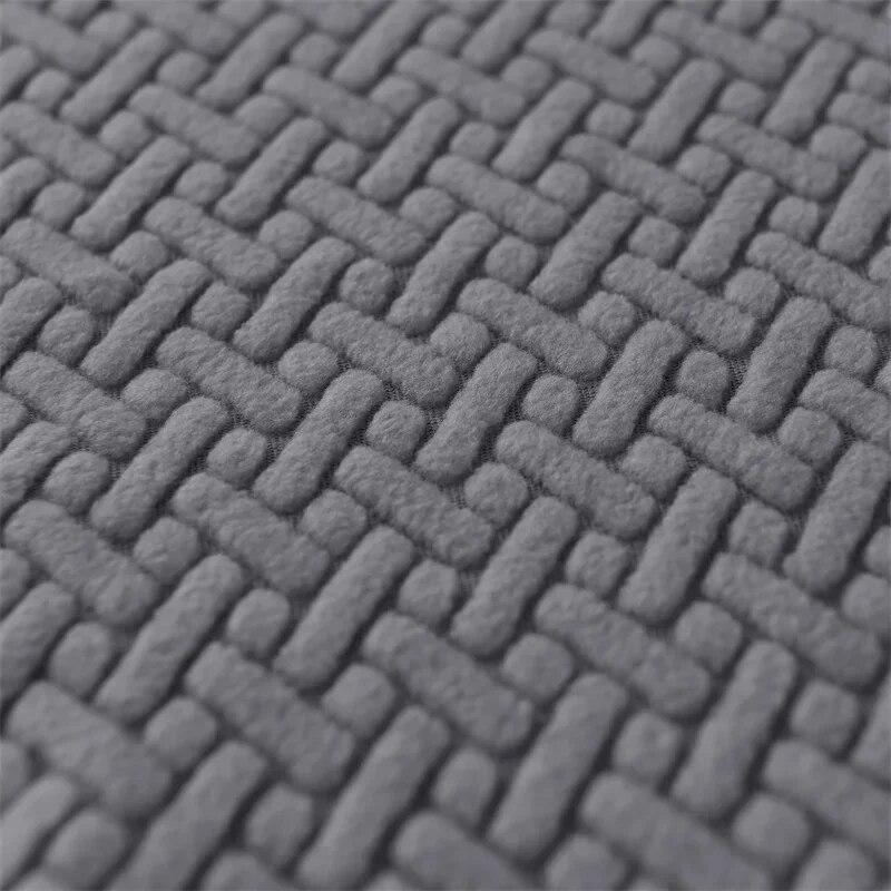 1PC Square Elastic Footstool Slipcovers Stretch Jacquard Ottoman Stool Covers  All-inclusive Durable Footrest Cover Living Room