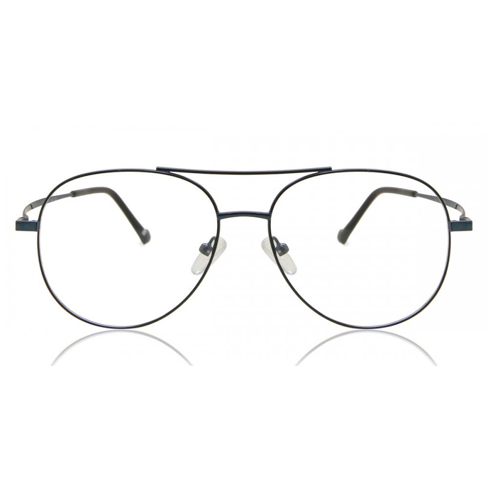 Full Rim Pilot Blue Smartbuy Collection Bocsz 932i Fashion Men Eyeglasses