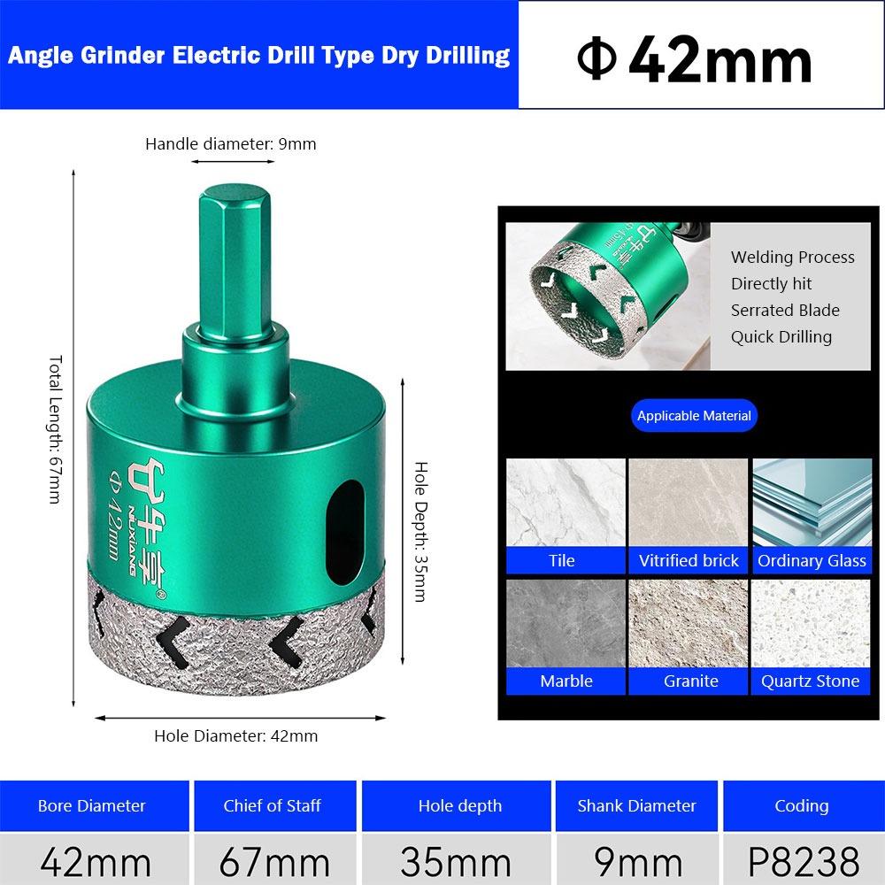 Special Use Ceramic Drill Bit Thickened Body Angle Grinder Hole Saw Tile Hole Saw Ceramic